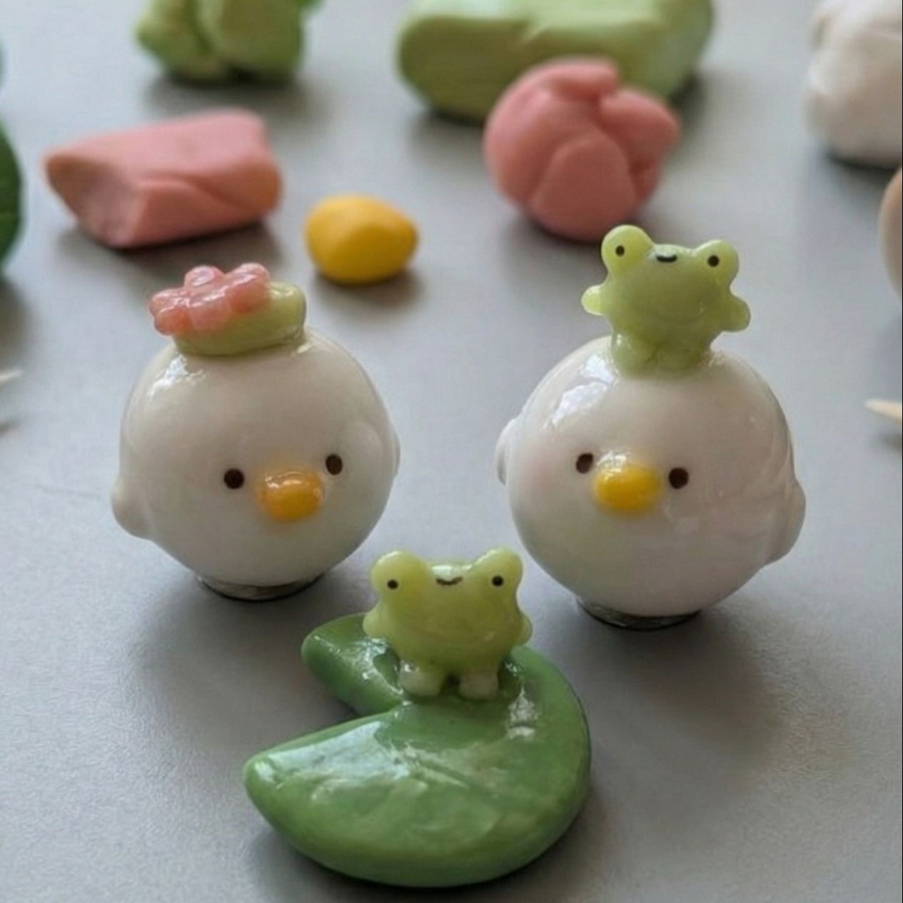 Pond Pals Miniature Figurine Set