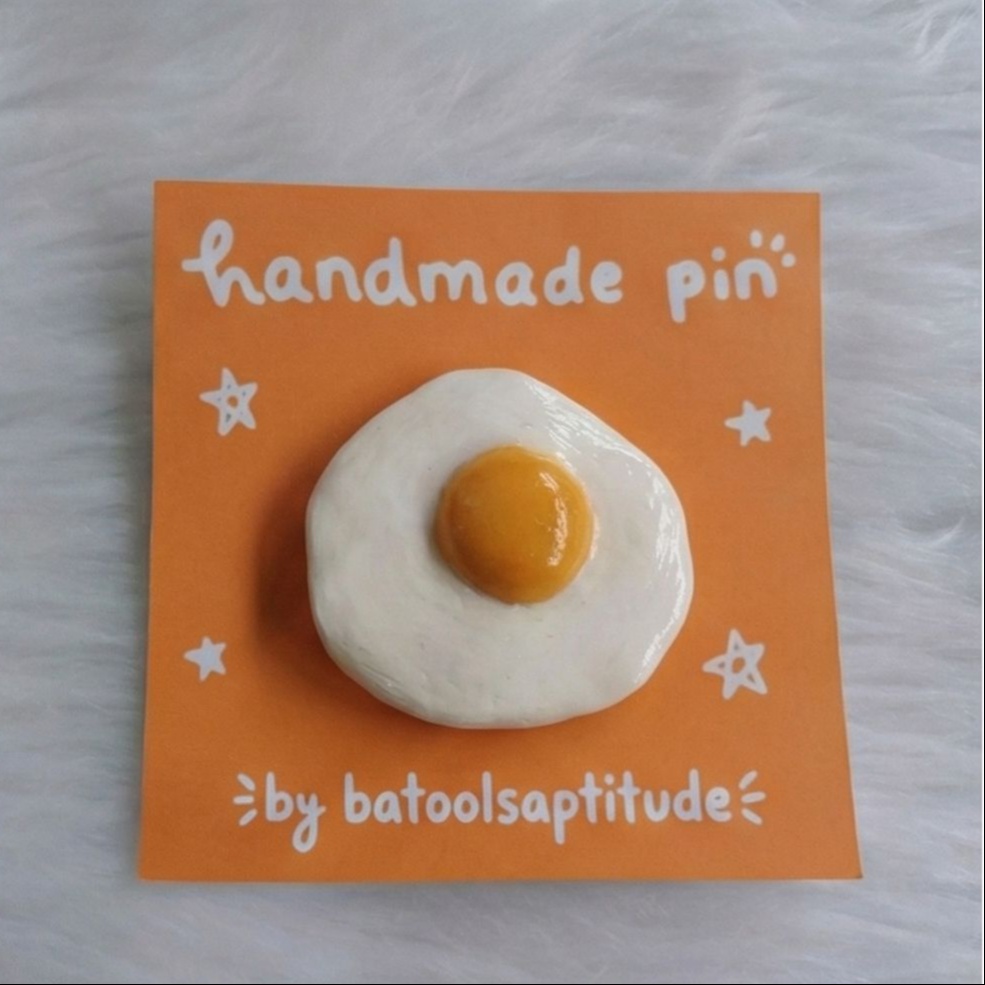 Sunny Side Up Egg Pin